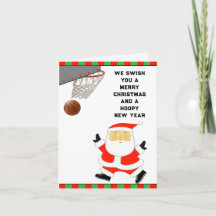 Basketboll Holiday Cards