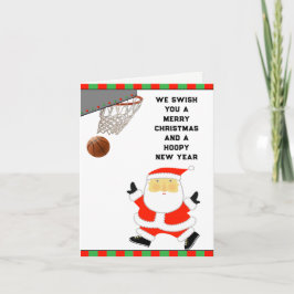 Basketboll Holiday Cards Helgkort