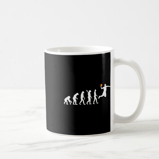 Basketboll - Human Evolution Darwin Kaffemugg (Höger)