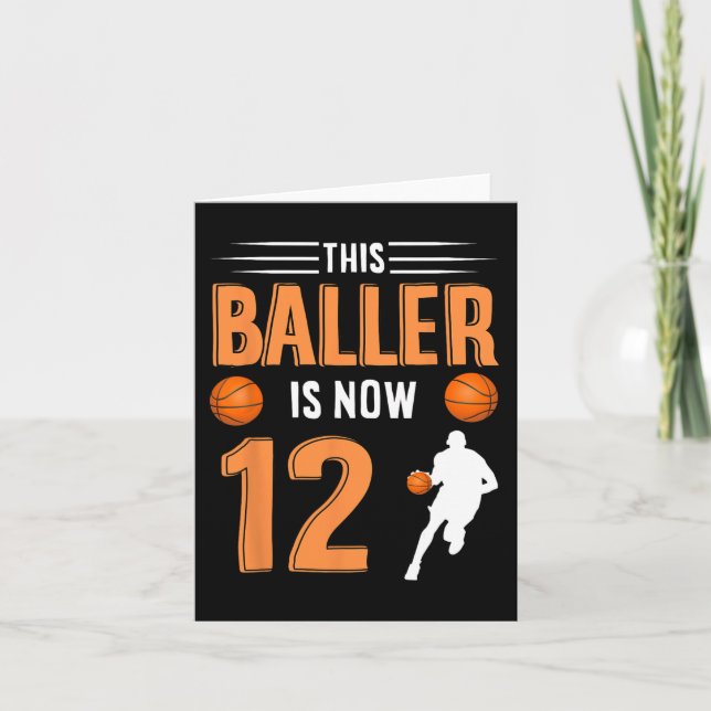 Basketboll i 12:e på födelsedagen - den här bollen kort (Framsida)