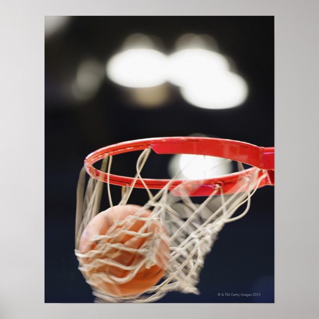 Basketboll i basket. poster (Framsidan)