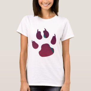 Basketboll i form av en Klo T-shirt