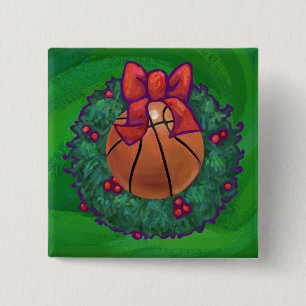 Basketboll i julfransen knapp