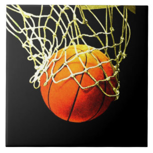 Basketboll I Kärlek Ditt namn Kakelplatta