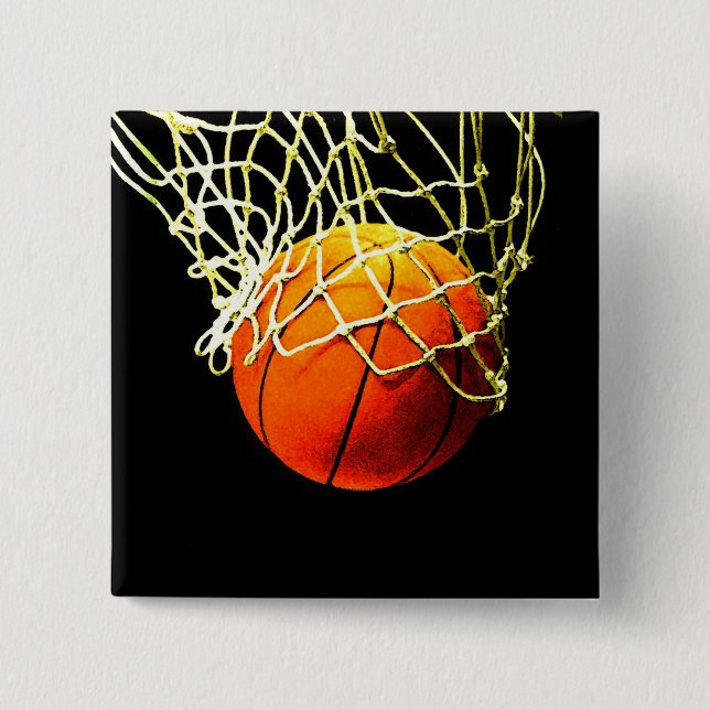 Basketboll I Kärlek Knapp (Framsida)