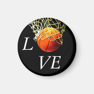 Basketboll I Kärlek Magnet