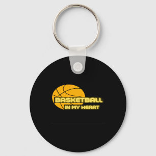 Basketboll i mitt hjärta - roligt S. Nyckelring