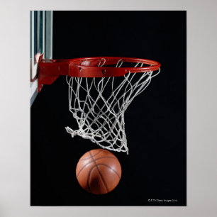 Basketboll i Ring Poster