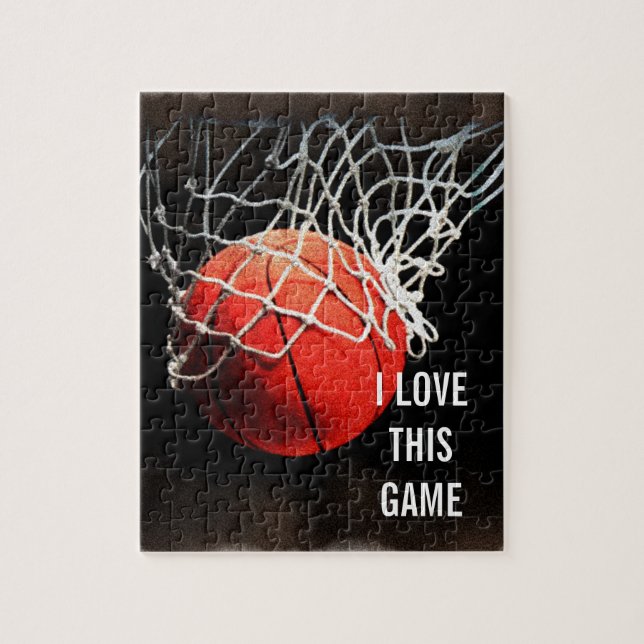 Basketboll - Idrott Pussel (Vertikal)