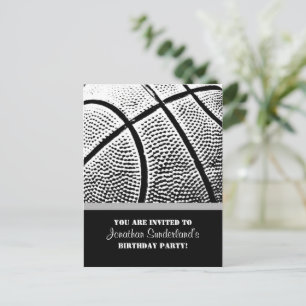 Basketboll Inbjudan Vykort