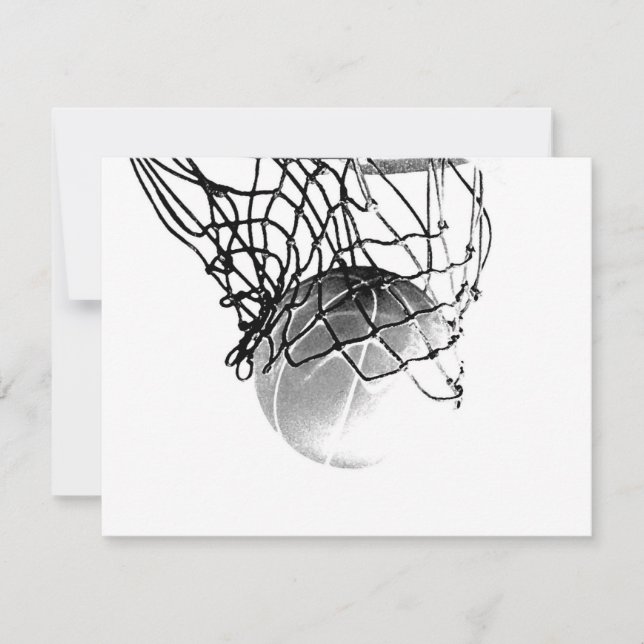 Basketboll Inbjudningar (Framsida)