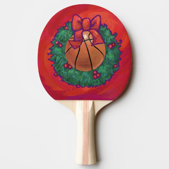 Basketboll Inuti julfransarna Pingisracket (Baksidan)