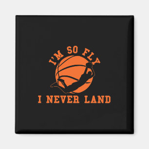 Basketboll jag är så lätt att jag aldrig landar Bb Magnet