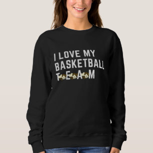 Basketboll. Jag Kärlek mitt team. Ringar Season. 6 T Shirt