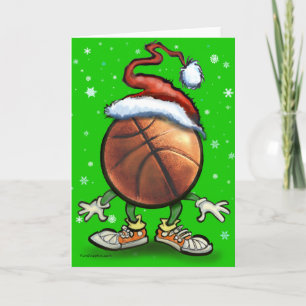 Basketboll jul helgkort