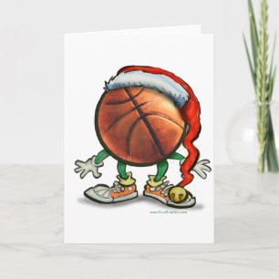 Basketboll jul helgkort