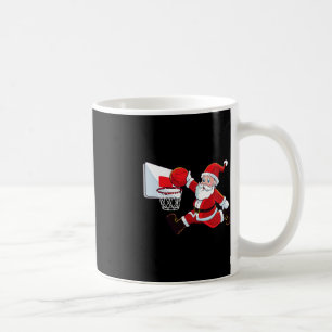 Basketboll jul Jultomten Slam dunk Manar Boy Kaffemugg