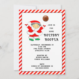 Basketboll jul Party Inbjudningar
