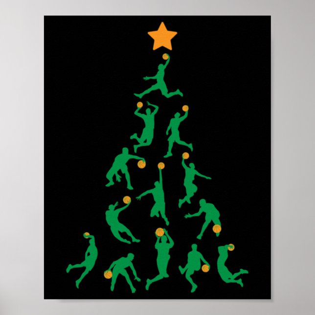 Basketboll jul poster (Framsidan)