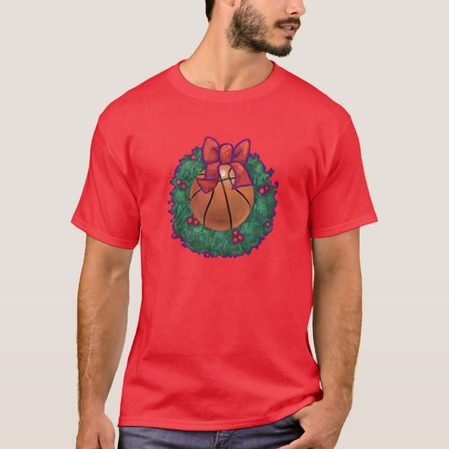 Basketboll jul tee (Framsida)