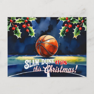 Basketboll jul Thorn Helg Vykort