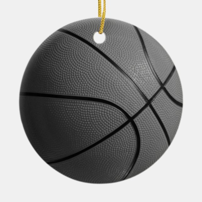 Basketboll Julgransprydnad Keramik (Framsidan)