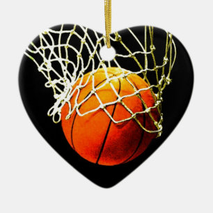 Basketboll Julgransprydnad Keramik