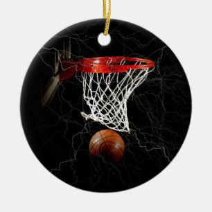 Basketboll Julgransprydnad Keramik