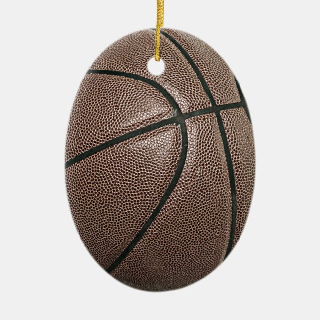 Basketboll Julgransprydnad Keramik (Framsidan)