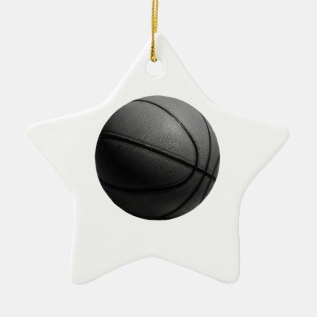 Basketboll Julgransprydnad Keramik (Framsidan)
