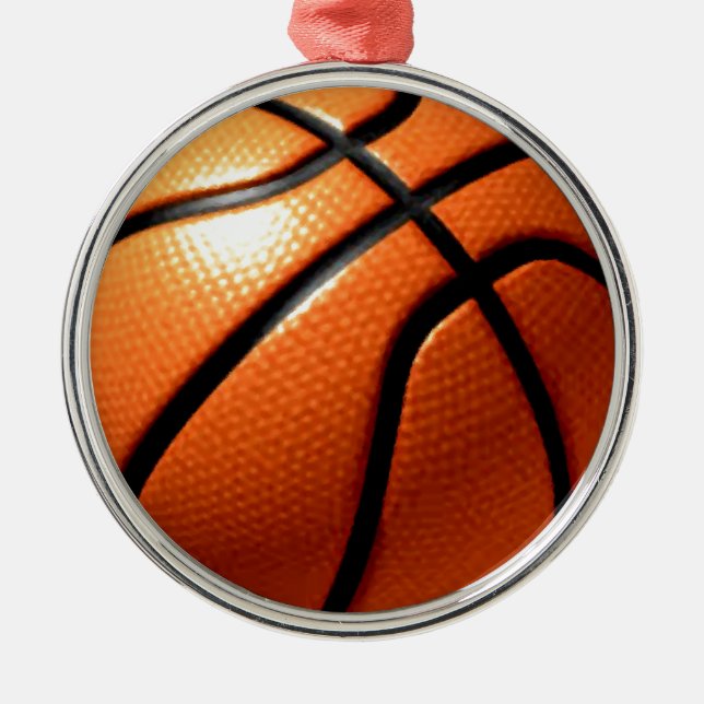 Basketboll Julgransprydnad Metall (Framsidan)