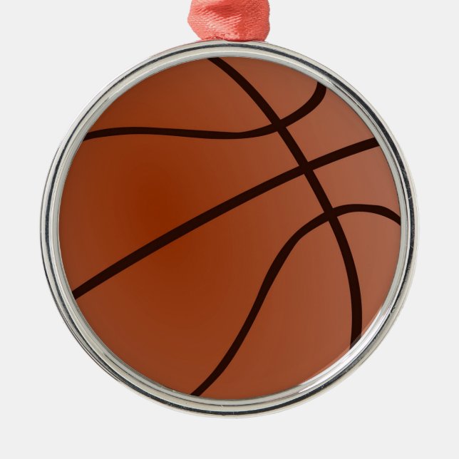 Basketboll Julgransprydnad Metall (Framsidan)