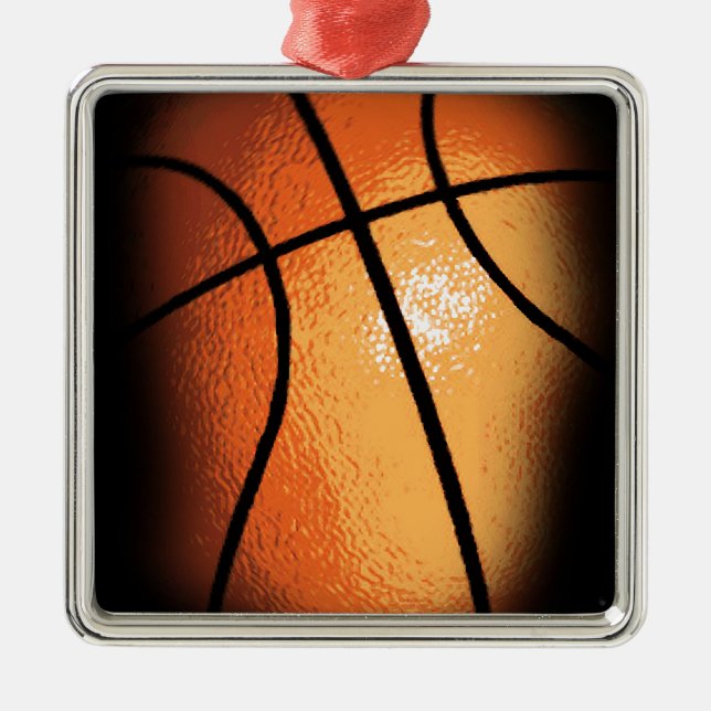 Basketboll Julgransprydnad Metall (Framsidan)