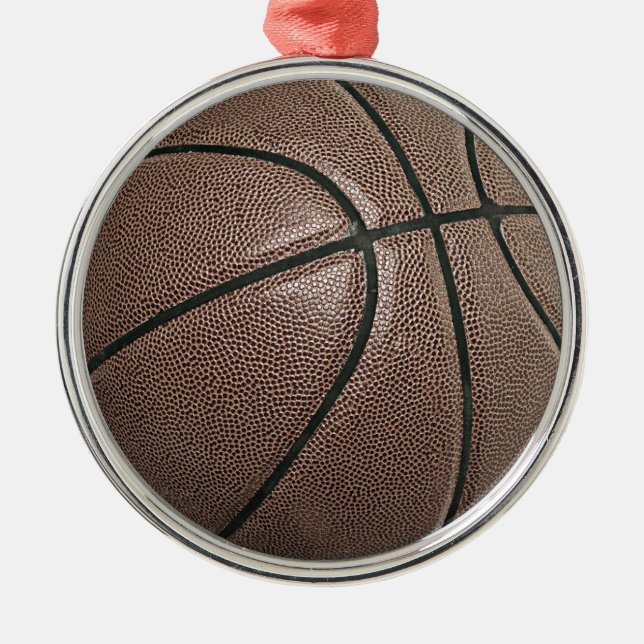 Basketboll Julgransprydnad Metall (Framsidan)