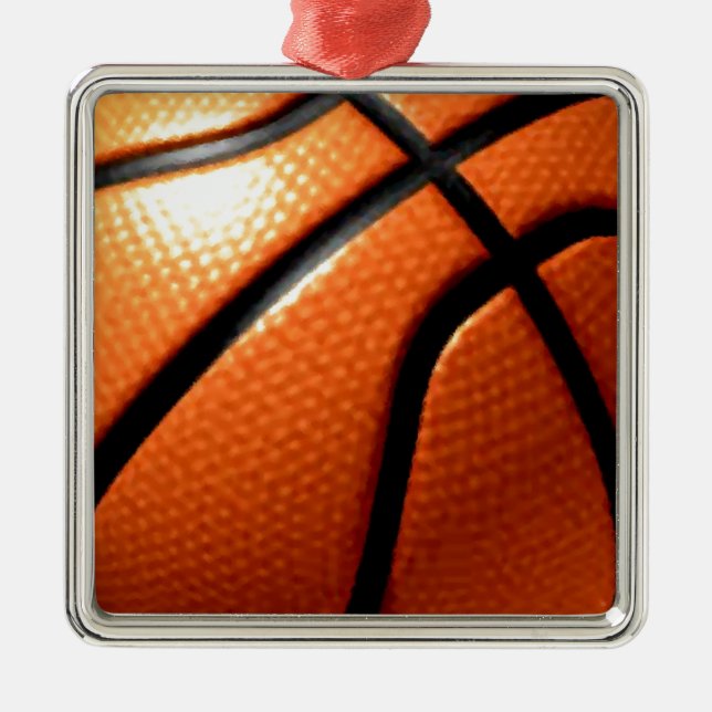 Basketboll Julgransprydnad Metall (Framsidan)