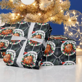 Basketboll - jultema presentpapper