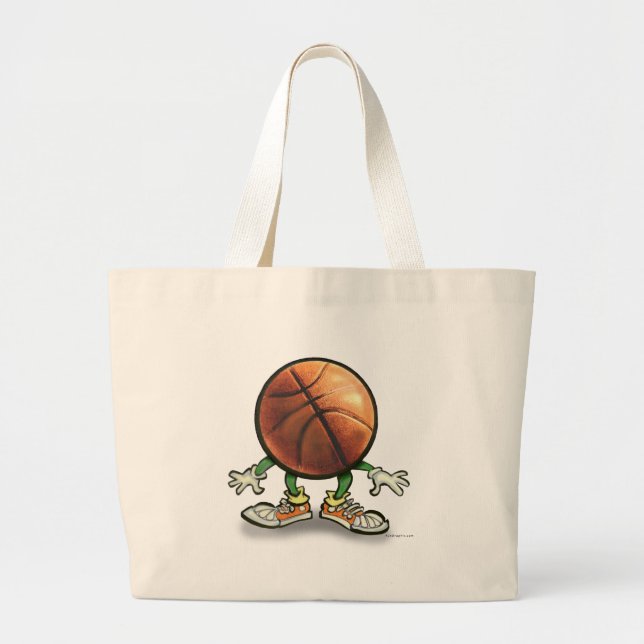 Basketboll Jumbo Tygkasse (Framsidan)