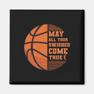 Basketboll kan alla dina Kom True College Magnet