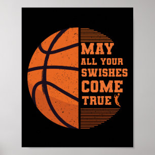 Basketboll kan alla dina Kom True College Poster