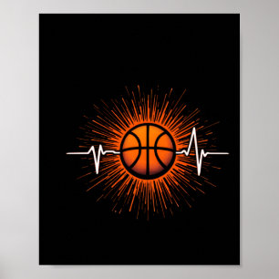 Basketboll - Kärlek för spel Poster