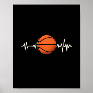 Basketboll - Kärlek för spel Tee 1 Poster