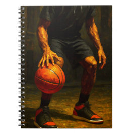 Basketboll Konst Anteckningsbok - Sport Design Jou