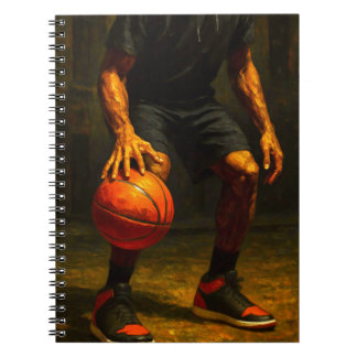 Basketboll Konst Anteckningsbok - Sport Design Jou
