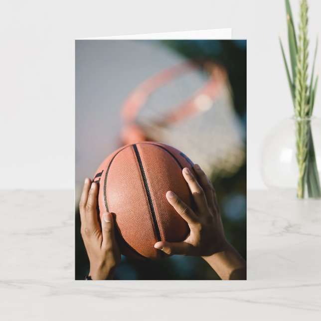 Basketboll Kort (Framsida)