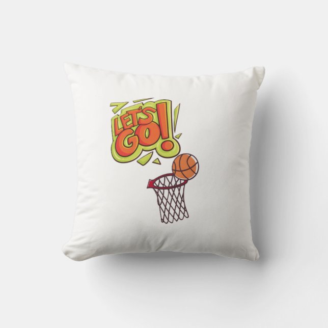 Basketboll  kudde (Framsida)