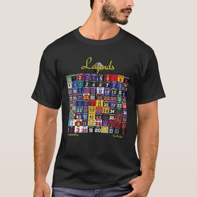Basketboll Legends Classic T Shirt (Framsida)
