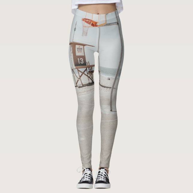 Basketboll Leggings (Framsida)