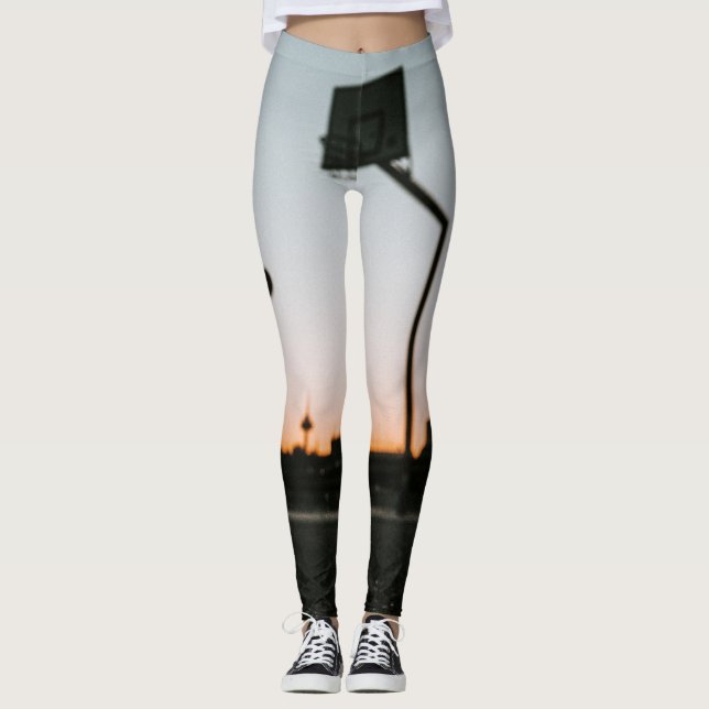 Basketboll Leggings (Framsida)