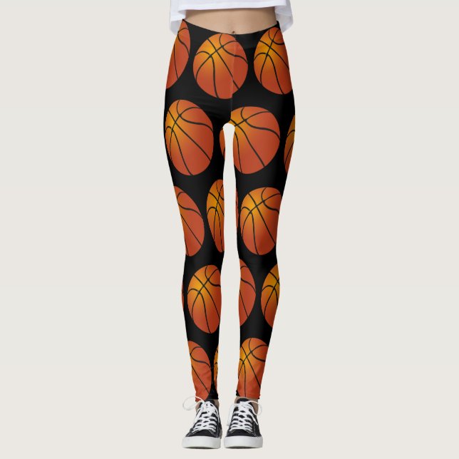 Basketboll Leggings (Framsida)