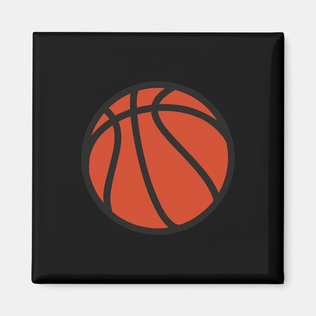 Basketboll logotyp 1 magnet (Framsidan)